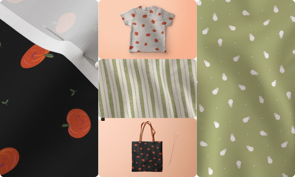 Cute Halloween Fabric Collection